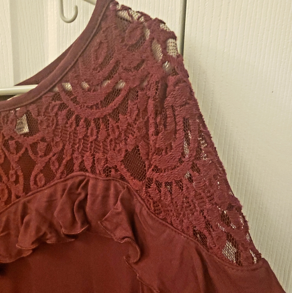 Maroon Blouse